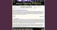 Desktop Screenshot of marinelightning.com