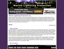 Tablet Screenshot of marinelightning.com